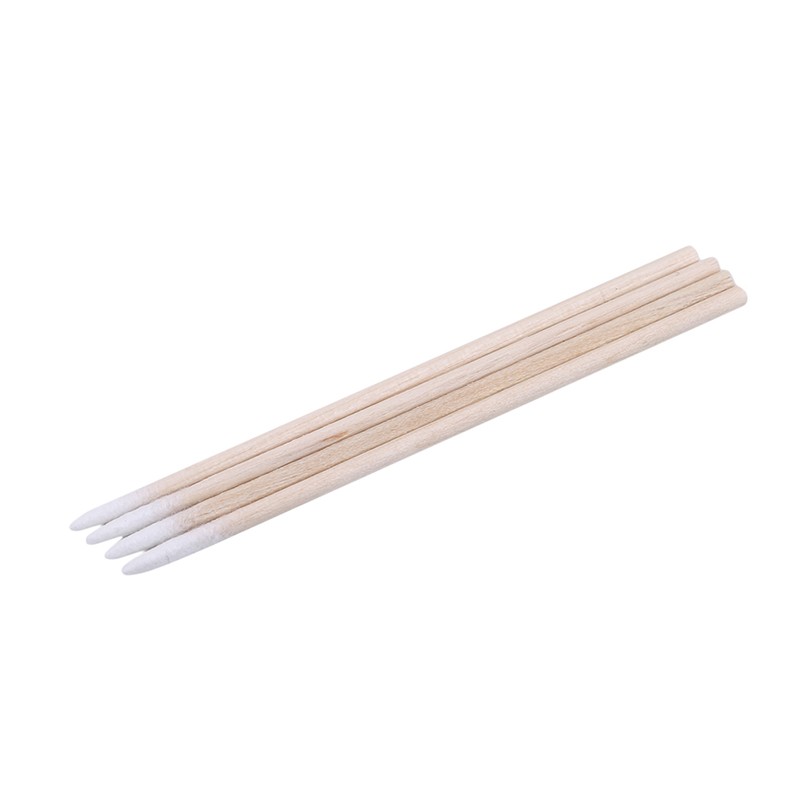 Permanent Makeup Swab Supplier - 100 PCS Wood Cotton Swab