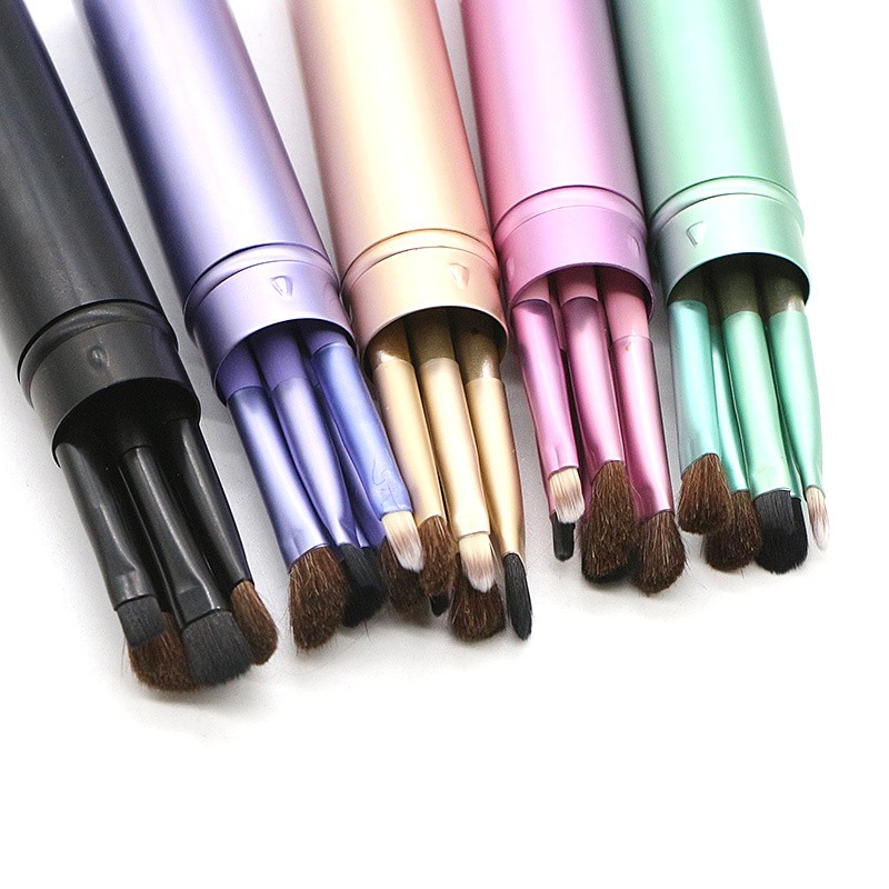 Mini Eye Brush Set Factory - 5pcs Travel Portable Professional