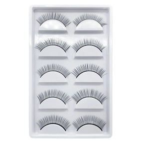 False Eyelashes Set Manufacturer - 5 Pairs Handmade Training