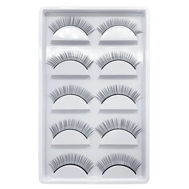 False Eyelashes Set Manufacturer - 5 Pairs Handmade Training