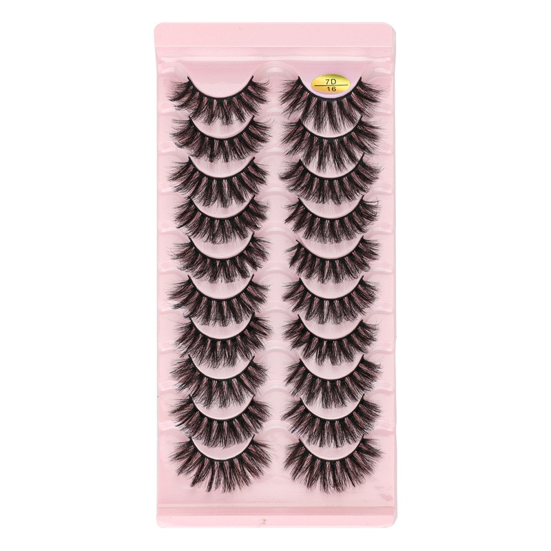 False Eyelashes Manufacturer - 10 Pairs DD Curl Natural