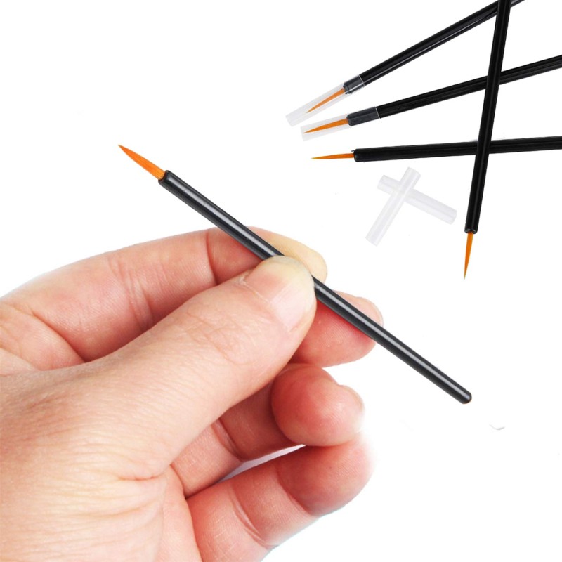 Eyeliner Brush Supplier - 50pcs White Tip Applicator
