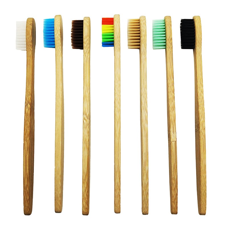 Bamboo Toothbrush Set Supplier - Colorful Soft Bristle