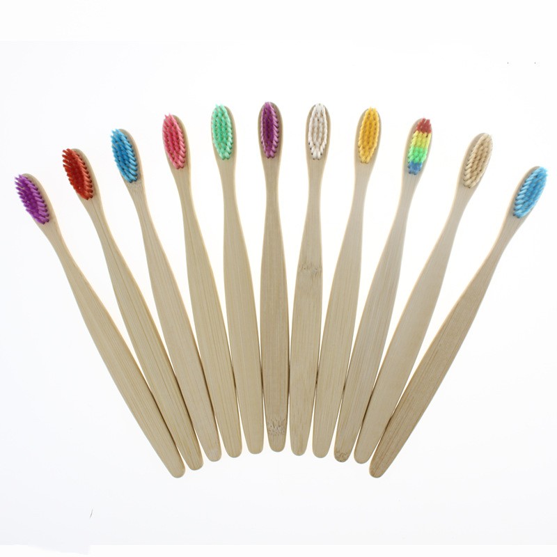 Bamboo Toothbrush Supplier - Colorful Portable Adult Wooden
