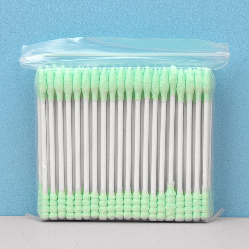 Double Head Swab Factory - 100pcs Paper Handle Cleaning