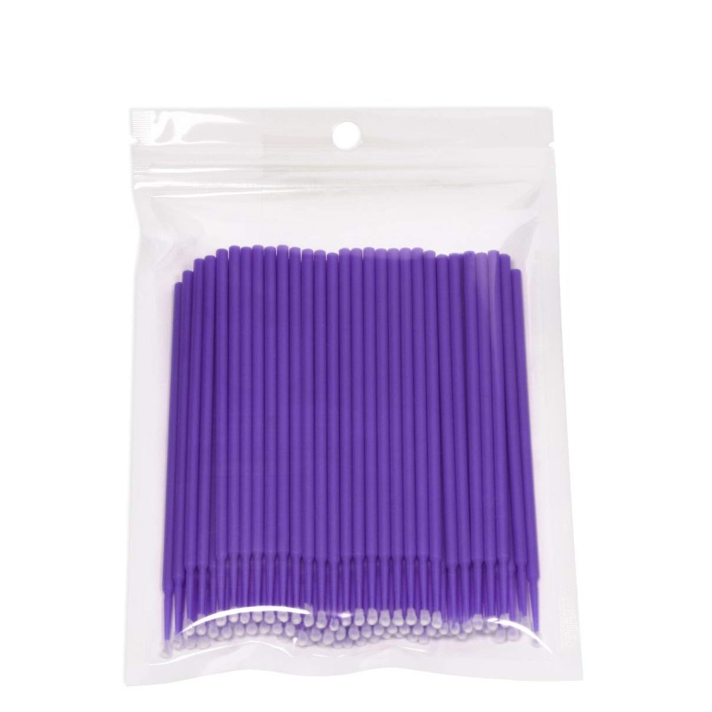 Disposable MicroBrush Supplier - 100Pcs Individual Lash Swab