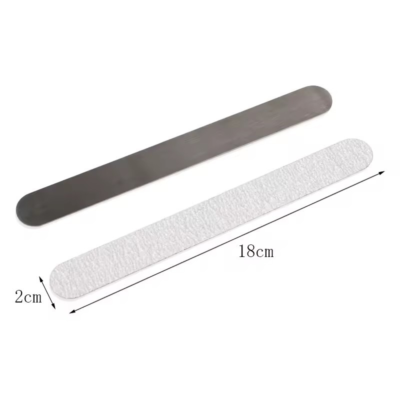 Removable Nail File Supplier - Straight Shape Steel Handle