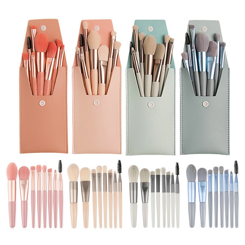 Private Label Brush Factory - 8pcs Mini Cosmetics Beauty