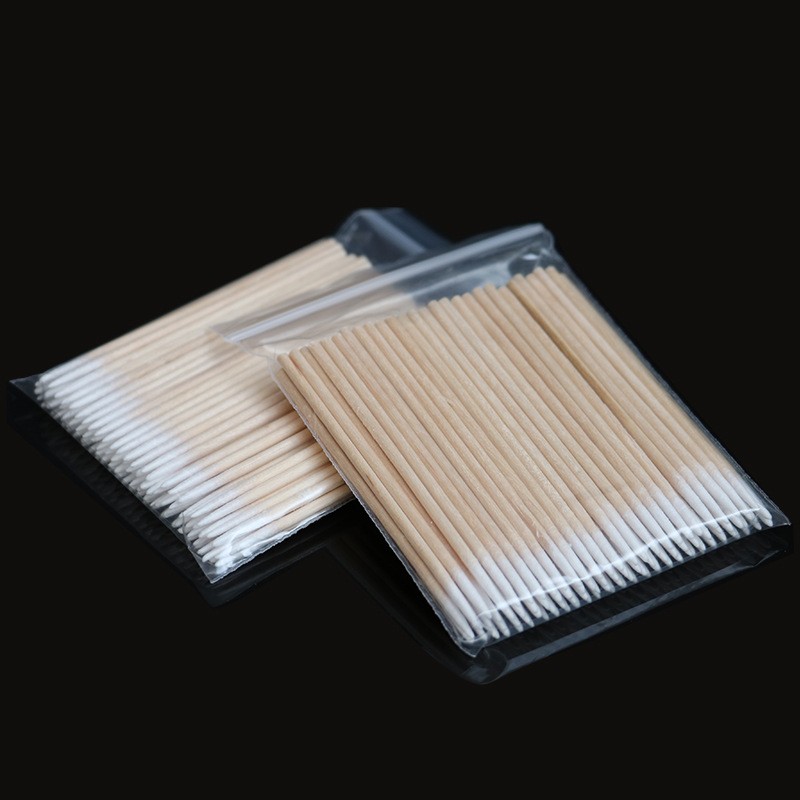Cotton Swabs Manufacturer - 100Pcs Pointed Wooden Handle