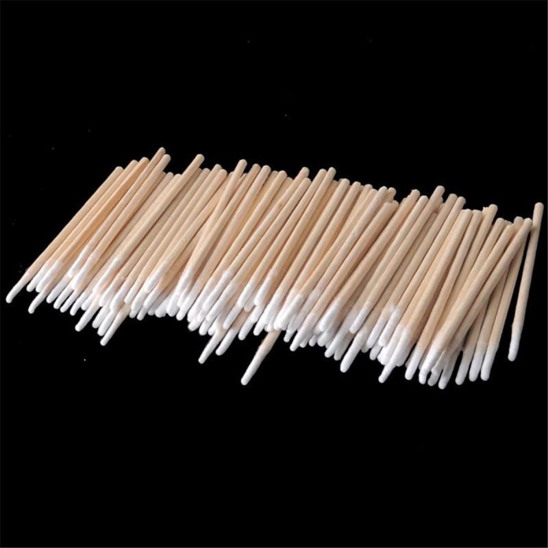 Cotton Swabs Manufacturer - 100Pcs Pointed Wooden Handle