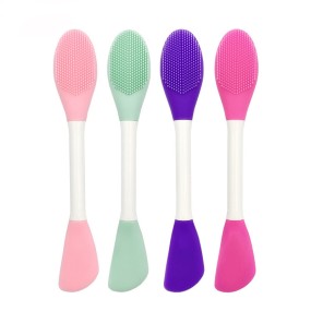 Silicone Mask Brush Supplier - 2 in 1 Double-Sided Scrubber
