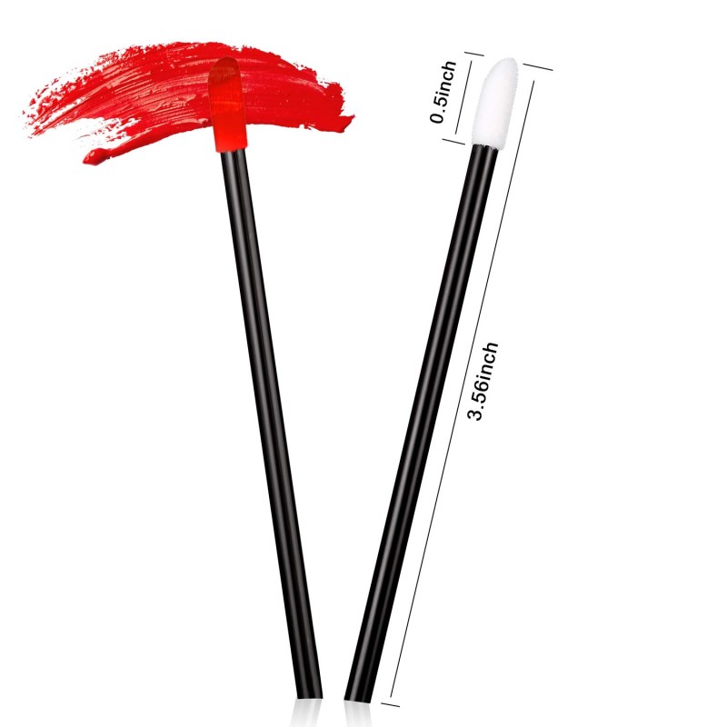 Pink Lip Brush Supplier - 50pcs Full Size Mascara Applicator