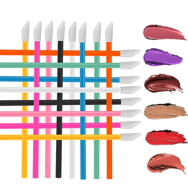 Pink Lip Brush Supplier - 50pcs Full Size Mascara Applicator