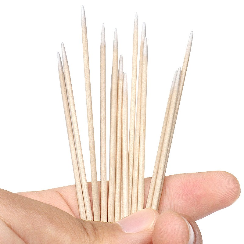 Disposable Cotton Swab Manufacturer - 100pcs Wood Buds Swabs