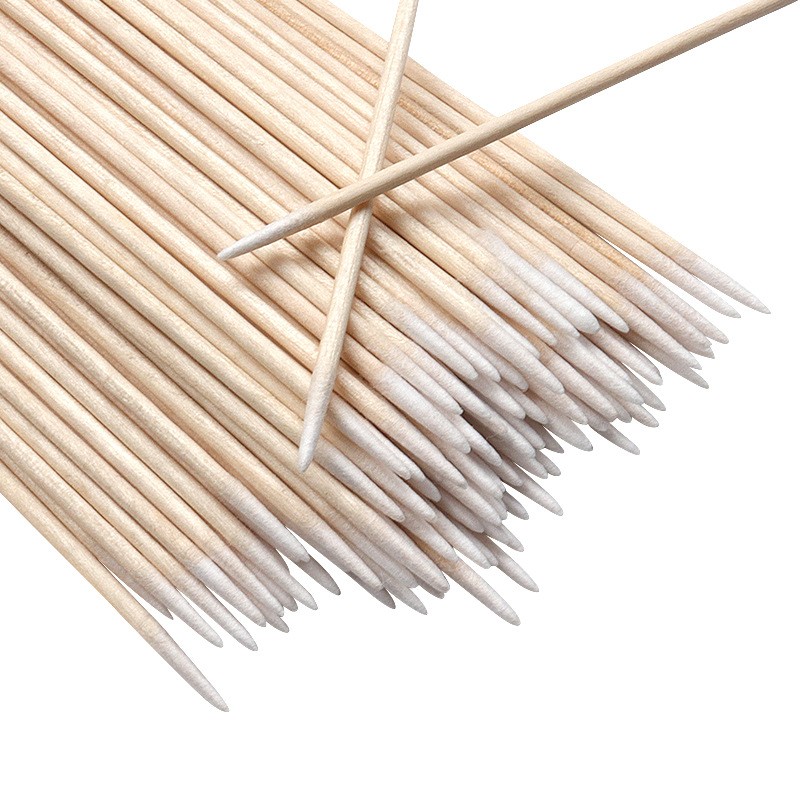 Disposable Cotton Swab Manufacturer - 100pcs Wood Buds Swabs