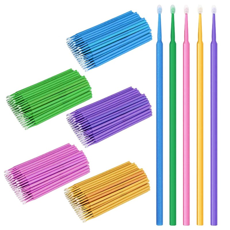 Eyelash Cleaning Brush Manufacturer - 100pcs Colorful Crystal Brush