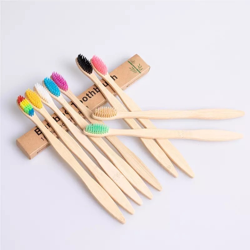 Bamboo Toothbrush Supplier - Colorful Portable Adult Wooden