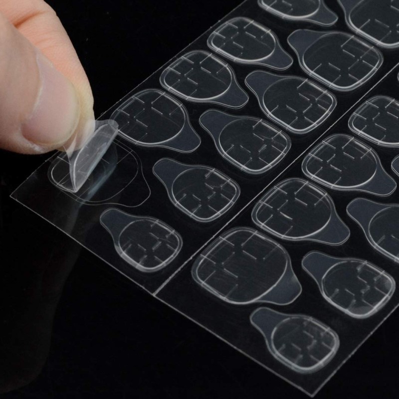 Nail Adhesive Tabs Supplier - 24Pcs Transparent Sticker
