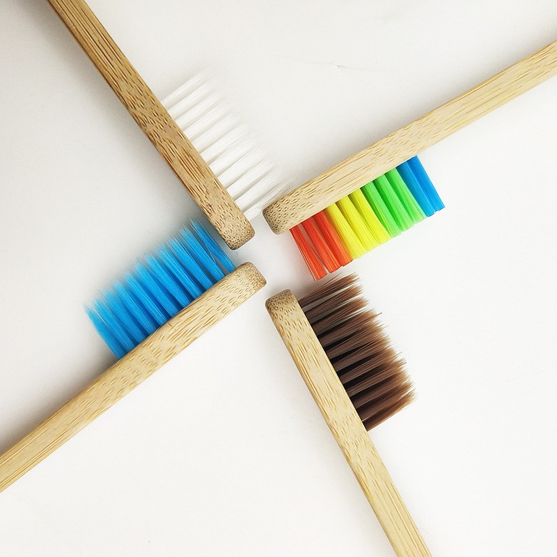 Bamboo Toothbrush Set Supplier - Colorful Soft Bristle Charcoal