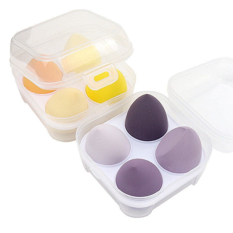 Beauty Sponges Set Factory - 4PCS Egg Box Foundation