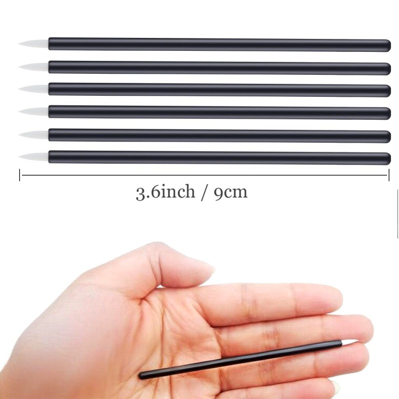 Professional Eyeliner Brush Supplier - 50pcs Fine Nylon Hair