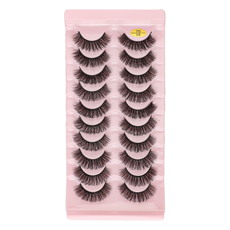 False Eyelashes Manufacturer - 10 Pairs DD Curl Natural