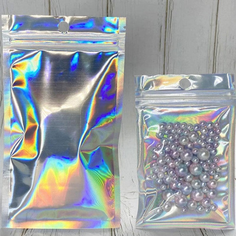 Zipper Bags Factory - Iridescent Holographic Storage Bag