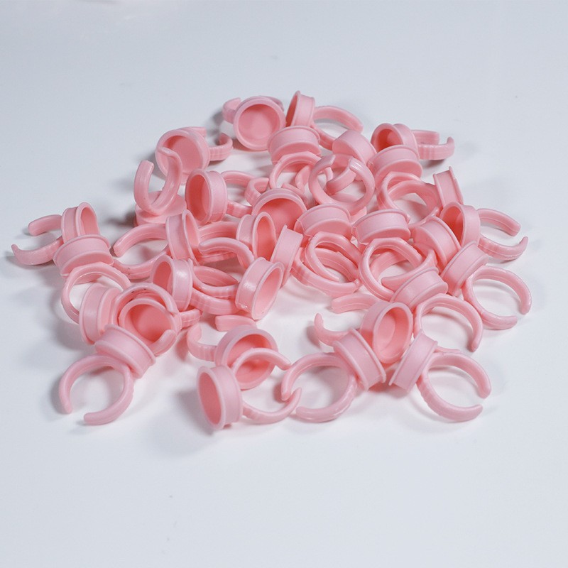 Eyelash Glue Ring Manufacturer - Pink Color Cheap Price