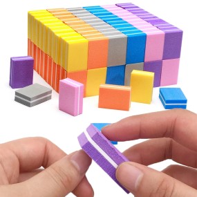 Nail Sponge File Supplier - Double Sided Polish Buffer