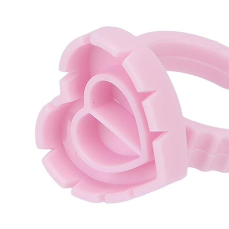 Lash Glue Ring Supplier - Heart Shape Pigment Container