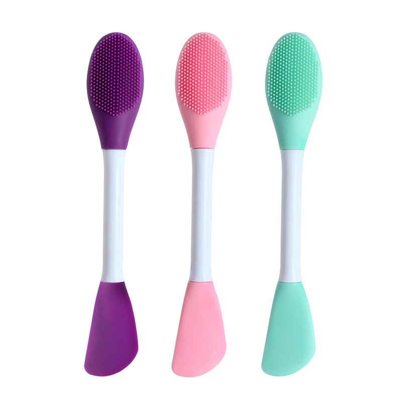 Silicone Mask Brush Supplier - 2 in 1 Double-Sided Scrubber