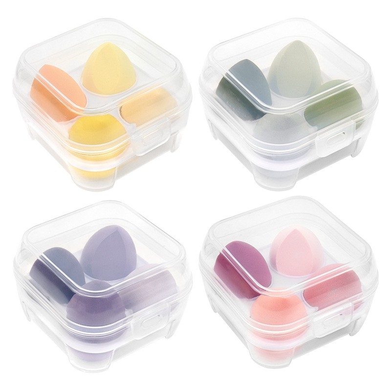 Beauty Sponges Set Factory - 4PCS Egg Box Foundation