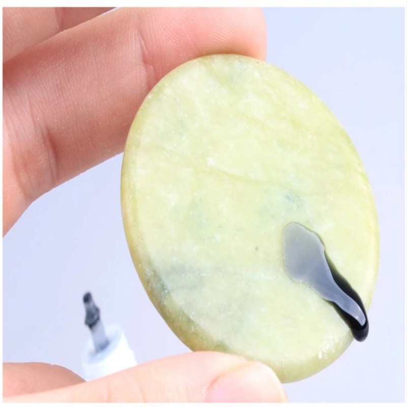 False Eyelashes Pallet Supplier - 5cm Round Jade Stone