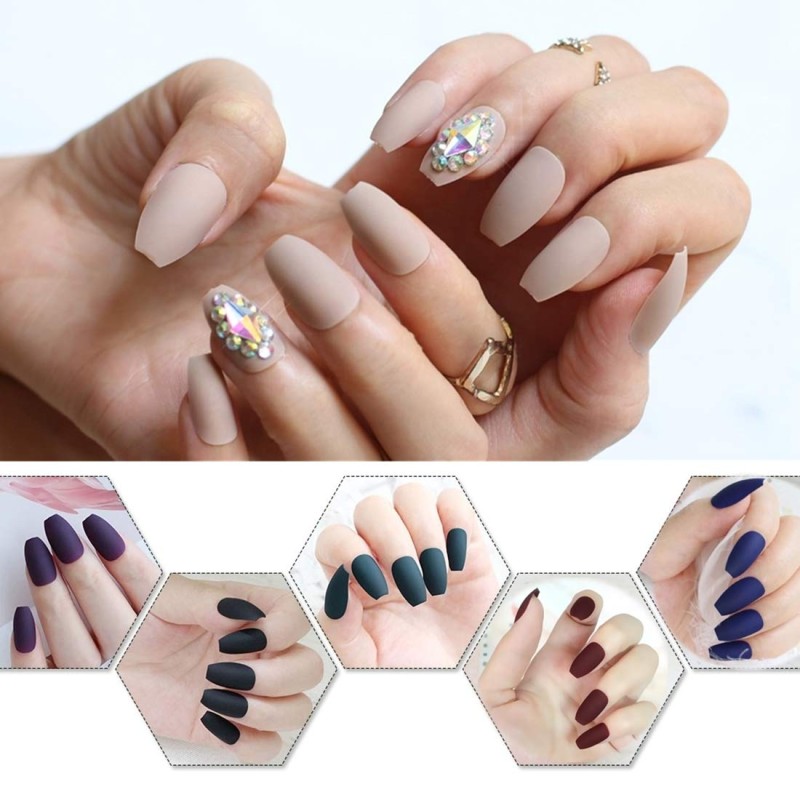 Nail Adhesive Tabs Supplier - 24Pcs Transparent Sticker