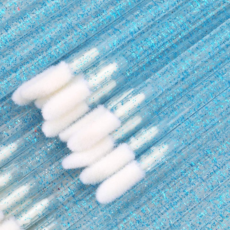 Disposable Lip Brush Factory - 50Pcs Crystal Rod Wands