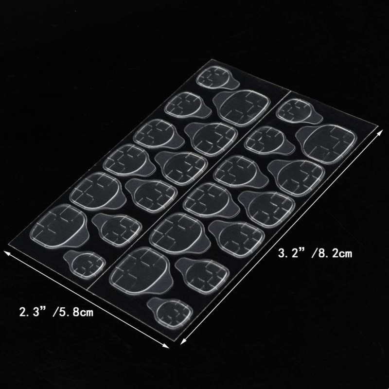Nail Adhesive Tabs Supplier - 24Pcs Transparent Sticker