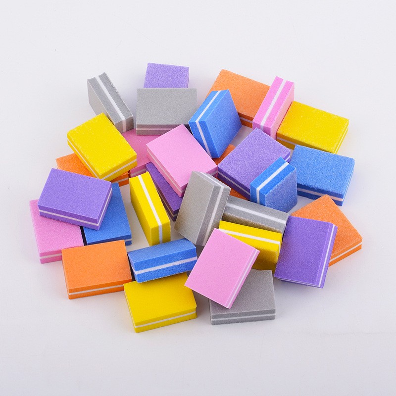 Nail Sponge File Supplier - Double Sided Polish Buffer