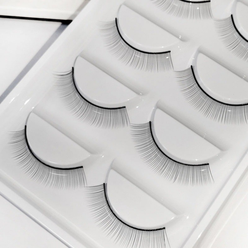 False Eyelashes Set Manufacturer - 5 Pairs Handmade Training