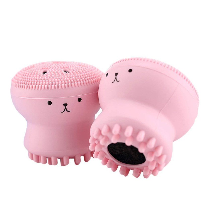 Silicone Cleansing Brush Factory - Octopus Shape Pore Exfoliating