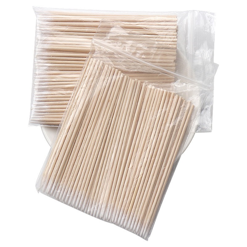 Disposable Cotton Swab Manufacturer - 100pcs Wood Buds Swabs