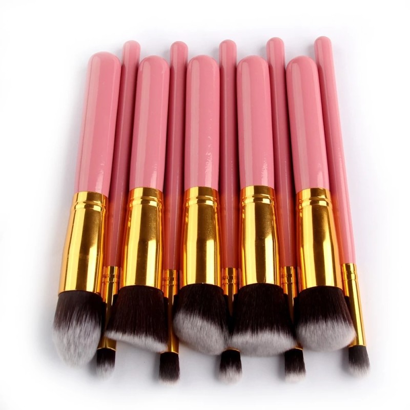 Makeup Brushes Set Supplier - 10 PCS Synthetic Hair Mini