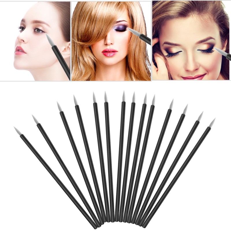 Eyeliner Brush Supplier - 50PCS Long Thin Tip