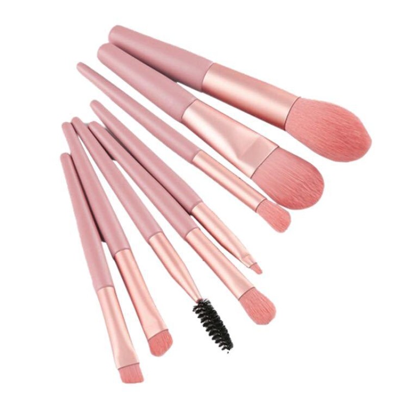 Mini Makeup Brushes Supplier - 8PCS Portable Soft Fiber