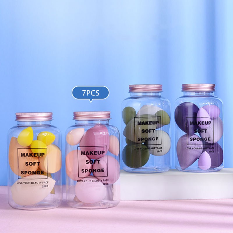 Cosmetic Puff Set Supplier - 7pcs Multi Shape Sponge