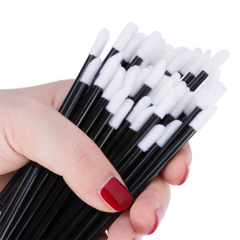Disposable Lip Brush Manufacturer - 50Pcs Microbrush Applicator
