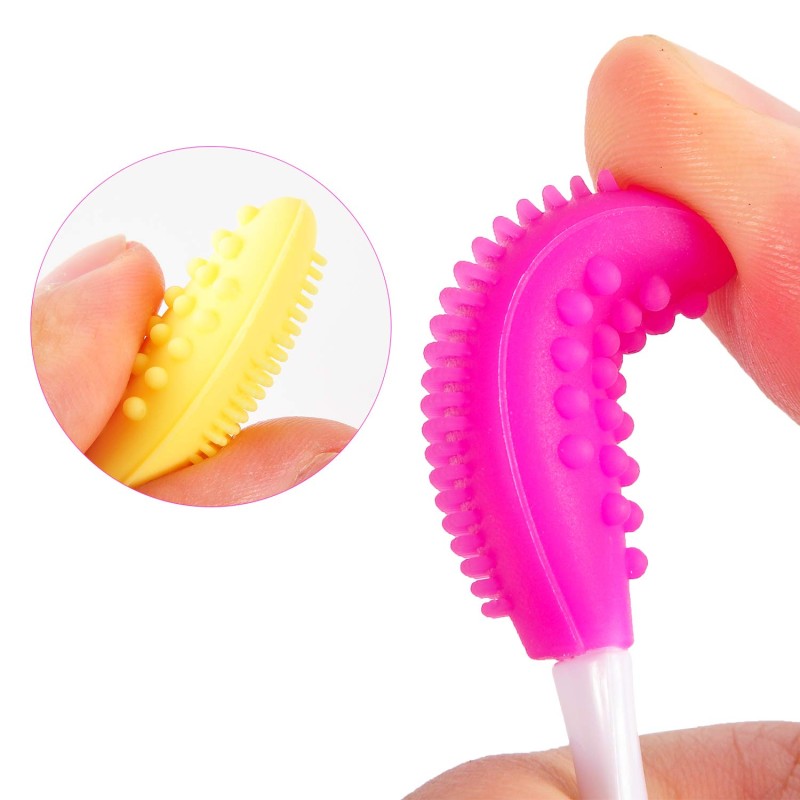 Silicone Lip Brush Supplier - Double-Sided Nose Exfoliator