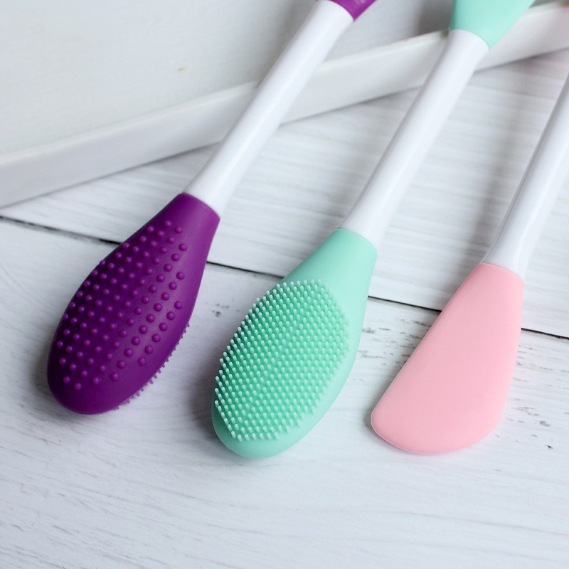 Silicone Mask Brush Supplier - 2 in 1 Double-Sided Scrubber