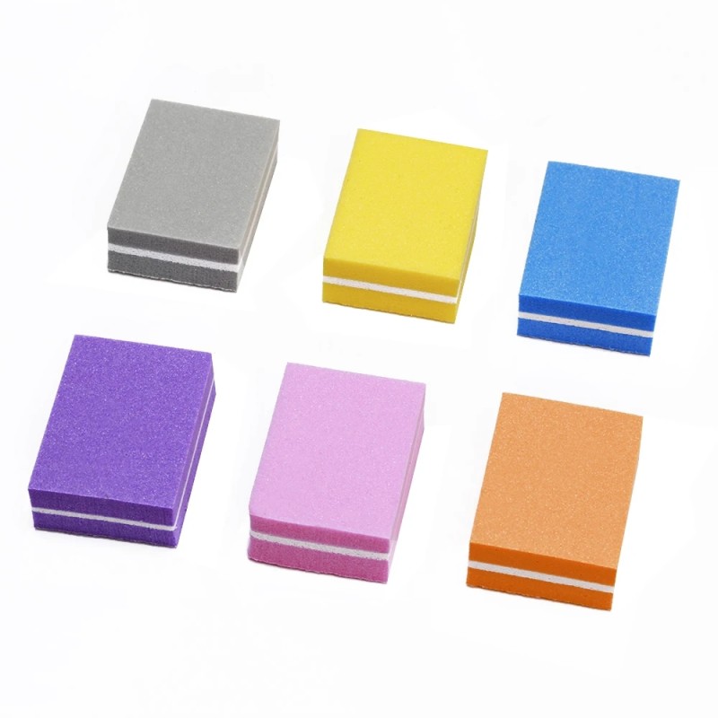 Nail Sponge File Supplier - Double Sided Polish Buffer