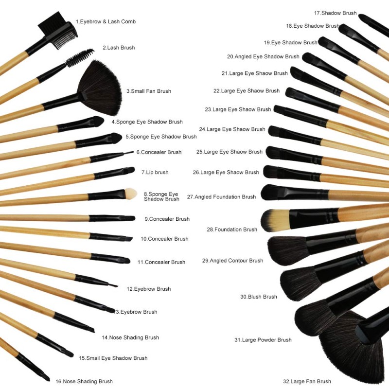 Makeup Brushes Set Manufacturer - 32Pcs Kabuki Blending Tool