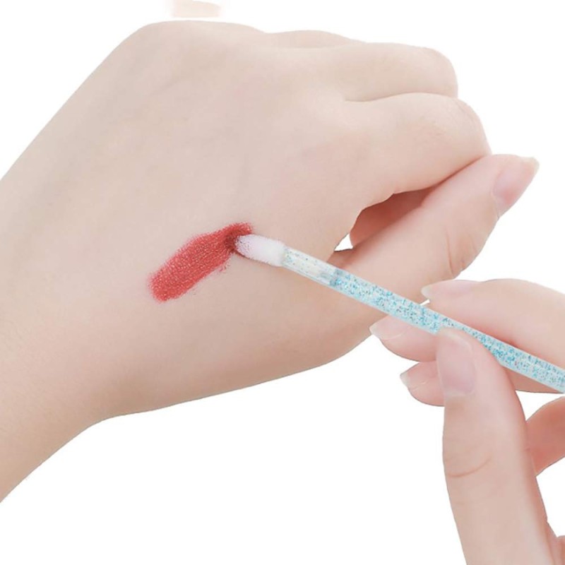 Disposable Lip Brush Factory - 50Pcs Crystal Rod Wands